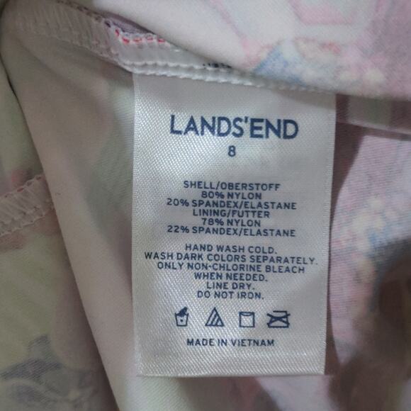 Lands' End tropical halter tankini top - Picture 5 of 5